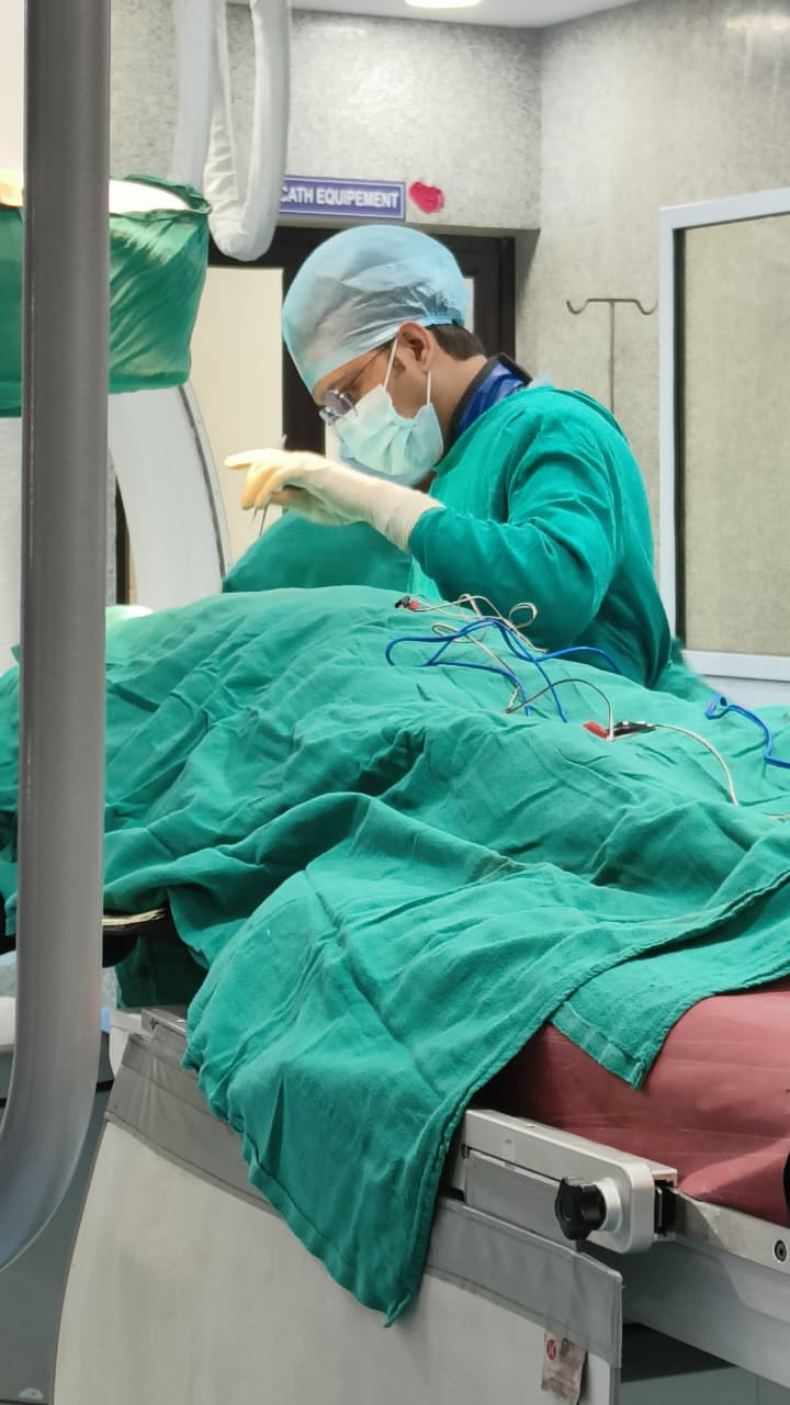 Cath Lab Procedure Setup